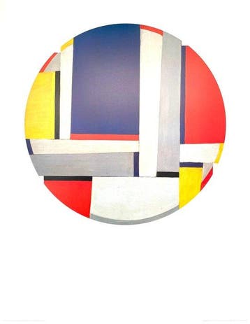 Fritz Glarner (after) - Relational Painting Tondo 43 -