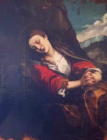 Scipione Pulzone (1554-1598), circle of - Mary Magdalene at, Antiek en Kunst