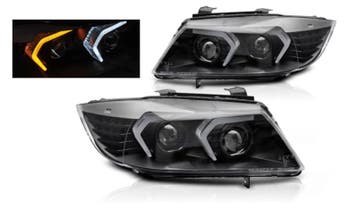 Full LED koplampen Black geschikt voor BMW E90 E91, Verzenden, Nieuw, BMW