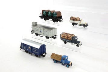 Märklin H0 - Modeltrein goederenwagon (3) - Drie, Nieuw