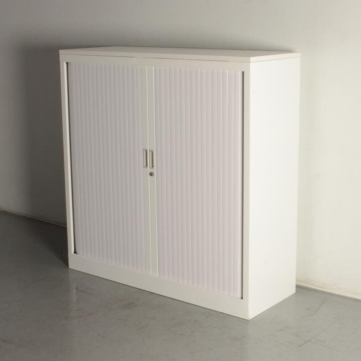 Robberechts roldeurkast, wit, 119.50 x 120 cm, incl. 2, Huis en Inrichting, Kasten | Roldeurkasten en Archiefkasten, Ophalen of Verzenden