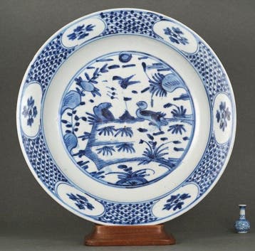 Jiajing (1522-1566) - Schotel - Two Ducks and a Crow,