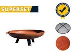 Gofire SUPERSET Lev vuurschaal cortenstaal 80 cm, Verzenden, Nieuw