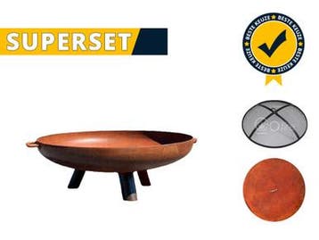 Gofire SUPERSET Lev vuurschaal cortenstaal 80 cm, Verzenden, Nieuw
