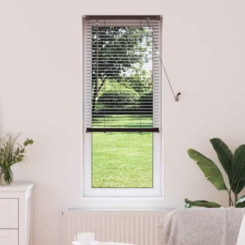 vidaXL Venetiaanse jaloezie Donkerbruin met Patroon 150 x 60, Verzenden, Nieuw, Bruin