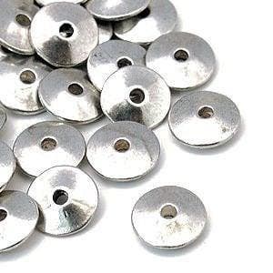 5 x Metalen Spacer Kraal Antiek Zilverkleur 11,5 x 4,5 mm, Ophalen of Verzenden, Nieuw, Tussenstuk of Tussenkraal