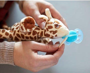 2dekans | Philips Avent Knuffel Fopspeen - 0 tot 6 Maanden -, Kinderen en Baby's, Speelgoed | Knuffels en Pluche, Ophalen of Verzenden