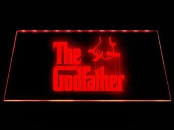 The Godfather neon bord lamp LED verlichting reclame lichtba, Verzamelen, Verzenden, Nieuw