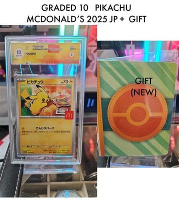 Pokémon - 1 Graded card - Pikachu 020 - Graad 10, Nieuw