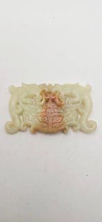 Amulet Dubbel StyleDragón Hongshan - Trekt geld en voorspoed
