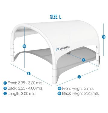 Opblaasbare Bimini Maat L - Decktent, Watersport en Boten, Ophalen of Verzenden, Nieuw