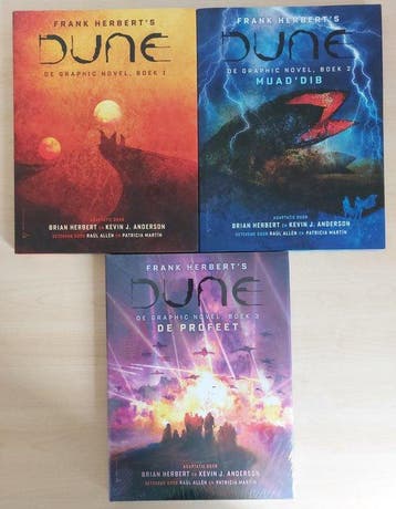 Dune - Complete reeks HC - 3 Album - Eerste druk - 2021/2024, Boeken, Nieuw