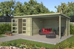 Outdoor Life Blokhut Manuel Groen Geïmpregneerd 600 x 275 cm, Tuin en Terras, Nieuw