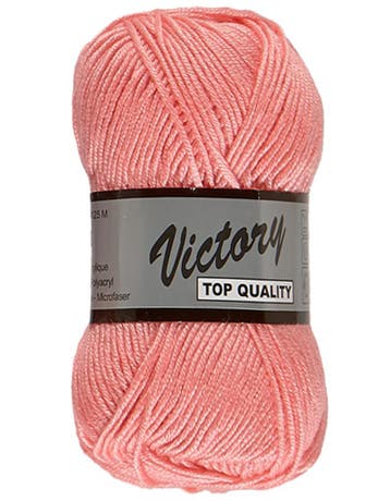 Lammy Yarns Victory - 720 Roze - Zijdeglans Acrylgaren, Ophalen of Verzenden, Nieuw