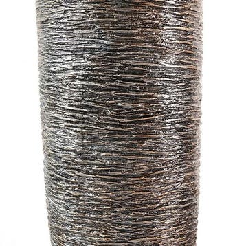 Poly/glasvezel plantenbak Giant antiek brons H.75cm, Verzenden, Nieuw