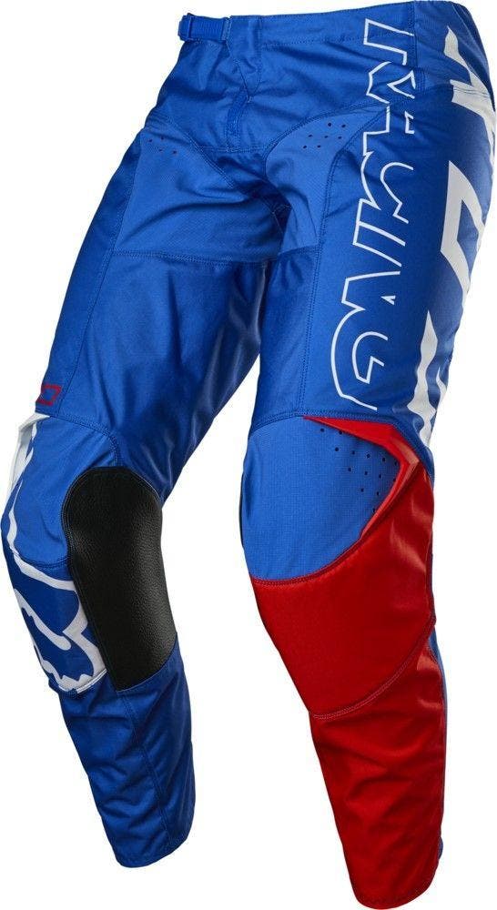 FOX 2022 Jeugd 180 Skew Crossbroek Wit / Rood / Blauw maat 2, Motoren, Onderdelen | Overige, Ophalen of Verzenden