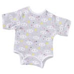 Rompertje Grijs Met Wolkjes (36-40Cm) (Poppen), Kinderen en Baby's, Ophalen of Verzenden, Nieuw