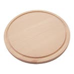 Snijplank | Beukenhout | Sapgeul | Ø280x20(h)mm EMGA, Verzenden, Nieuw in verpakking