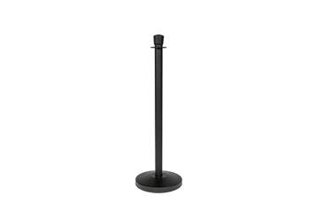 Afzetpaal voor koord | ovale kop | zwart | 100(h) x Ø5,1 cm, Verzenden, Nieuw in verpakking
