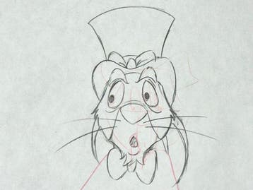 Walt Disney - Originele animatietekening van Rabbit (42 x 30, Nieuw