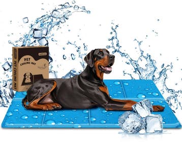 Koelmat Hond & Kat - 140x90 cm - XXXL - Blauw - Nobleza, Verzenden, Zo goed als nieuw