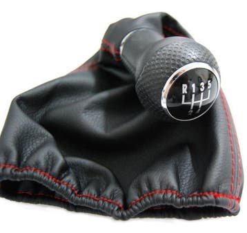 Pookknop Volkswagen Golf 3 meet Rode stiknaden 5 Versnelling, Verzenden, Nieuw