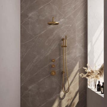Brauer Gold Edition Thermostatische Regendoucheset Inbouw -, Ophalen of Verzenden, Nieuw