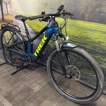 Nette Trek Powerfly 4 E-Bike met Full Suspension - E-MTB, Ophalen of Verzenden, Zo goed als nieuw, 50 km per accu of meer, Overige merken