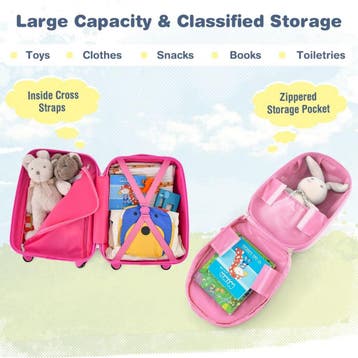 2dekans | Coast 2-Delige Kinderkoffer + Rugzak Kindertrolley, Ophalen of Verzenden, Zo goed als nieuw