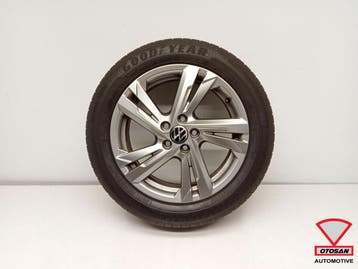 VW Polo 2G T-ROC R-Line Alloy 16 velg + band 2G0601025 AM, Ophalen, Gebruikt, Volkswagen