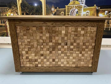 Steigerhouten Balie / Toonbank op Maat - Direct Leverbaar, Overige materialen, 75 cm of meer, Ophalen of Verzenden, Industrieel