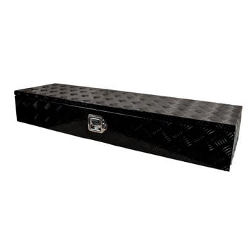 Novio Gereedschapskist aluminium zwart 1200x380x190, Auto diversen, Aanhangwagen-onderdelen, Ophalen of Verzenden, Nieuw