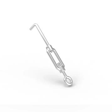 Meta clip spanner, versteviging legbordstellingen,, Ophalen of Verzenden