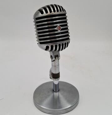 Shure 55 Vintage Microfoon - Origineel, Ophalen, Gebruikt