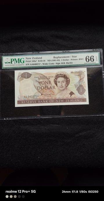 Nieuw-Zeeland. - 1 Dollar ND (1981-85) - replacement - Pick