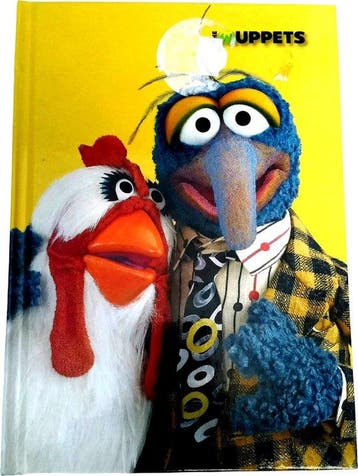 Muppets Notebook, notitieboek Geel, Verzenden, Gelezen