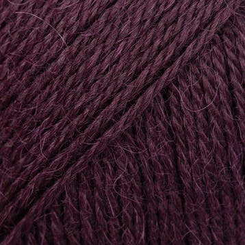 DROPS Alpaca Uni Colour - 9044 donkere druif - Wol Garen, Hobby en Vrije tijd, Ophalen of Verzenden, Nieuw