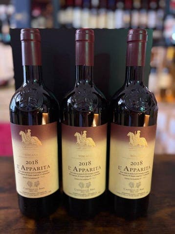 2018 Castello di Ama, LApparita - Toscane IGT - 3 Flessen, Verzamelen, Nieuw
