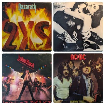 Scorpions, Nazareth and Judas Priest - 4 vinyl records:, Nieuw in verpakking