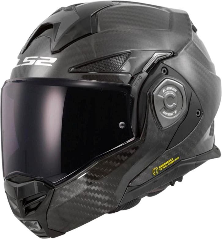 LS2 FF901 Advant X Carbon Solid Systeemhelm, Motoren, Kleding | Motorhelmen, Systeemhelm, Heren, XXL, Nieuw met kaartje, Overige merken