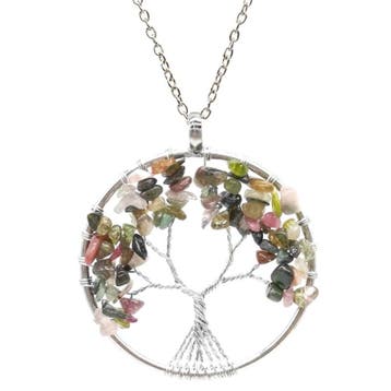 Fako Bijoux - Ketting - Chakra Reiki - Levensboom XL -, Verzenden, Nieuw