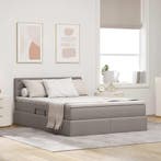 vidaXL Opbergbed met matras met matras Taupe 140 x 200 cm, Huis en Inrichting, Slaapkamer | Bedden, Verzenden, Nieuw