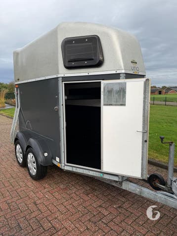 Bockmann 1,5 Paards met alu bodem!, Ophalen, Zo goed als nieuw, Aluminium, 1½-paards trailer