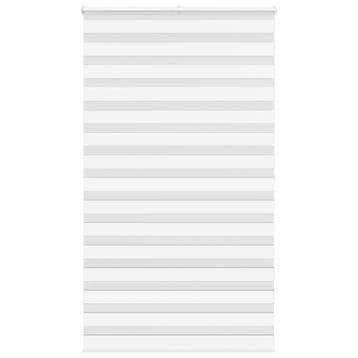 vidaXL Zebra rolgordijn 125x200 cm stofbreedte 120,9cm, Verzenden, Nieuw, Wit