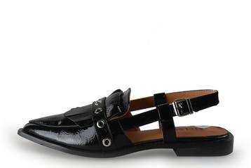 Nelson Loafers in maat 38 Zwart, Kleding | Dames, Schoenen, Verzenden, Zwart, Overige typen, Zo goed als nieuw