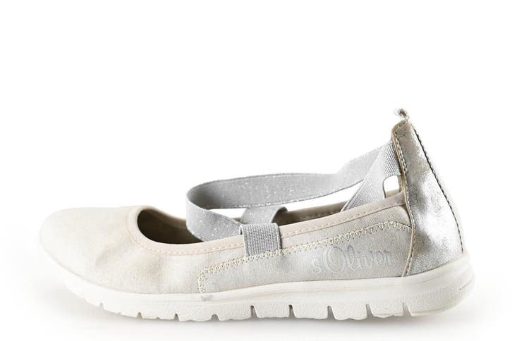 Soliver Ballerinas in maat 39 Wit, Kleding | Dames, Schoenen, Wit, Zo goed als nieuw, Ballerina's, Verzenden