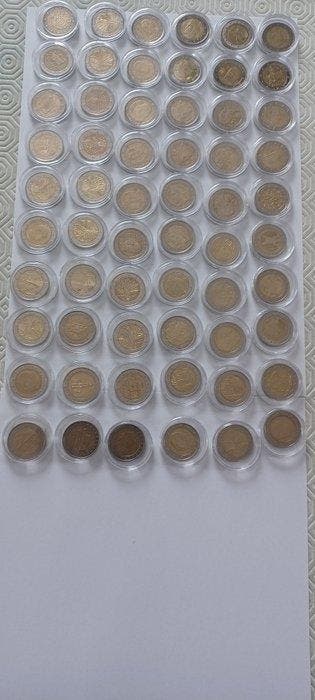 Europa. 2 Euro 2000/2024 (60 coins) (Zonder minimumprijs)