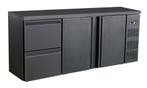 CombiSteel Barkoelkast | 537L | Zwart | Geforceerd | 2 Draai, Ophalen of Verzenden, Nieuw