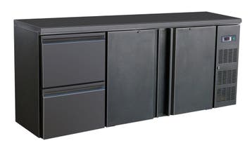 CombiSteel Barkoelkast | 537L | Zwart | Geforceerd | 2 Draai, Ophalen of Verzenden, Nieuw