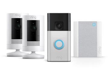 Ring Battery Video Doorbell met Chime en 2-pack camera op, Verzenden, Zo goed als nieuw